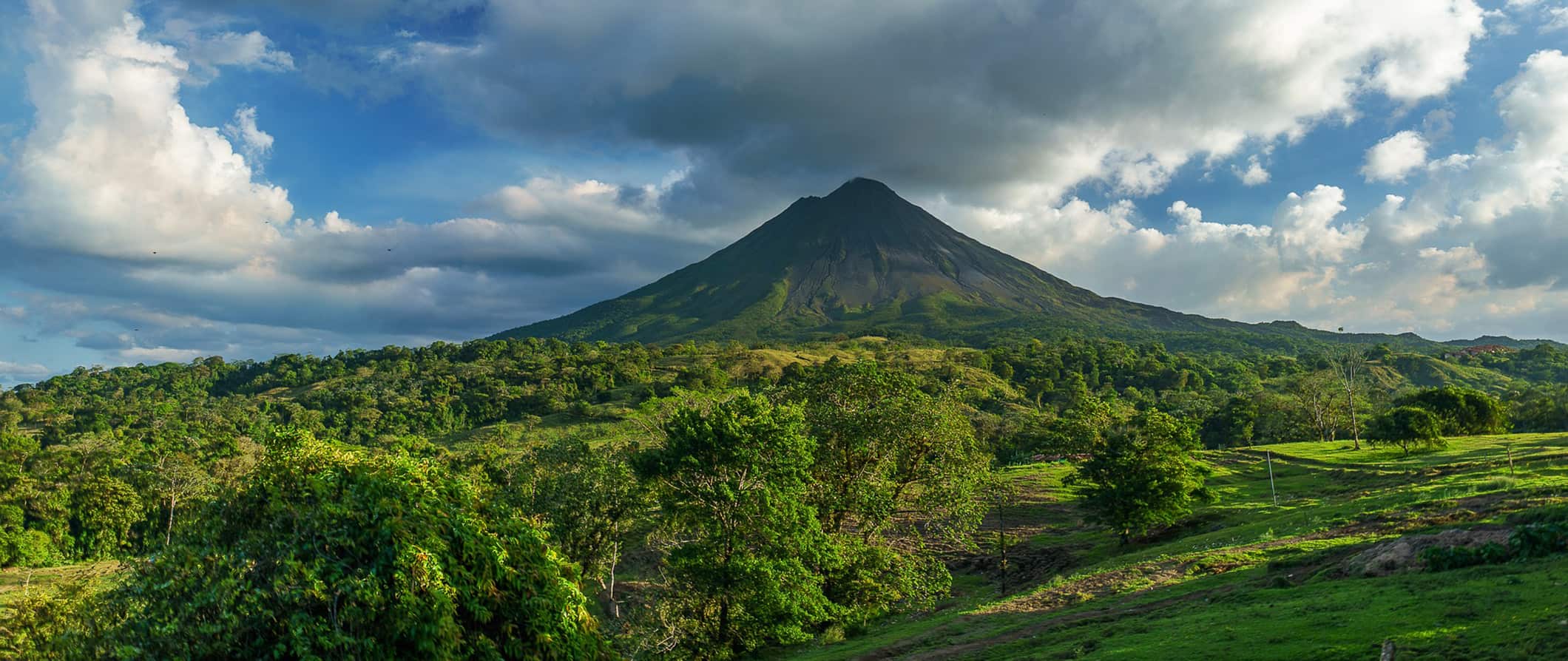 哥斯达黎加阿雷纳尔的火山