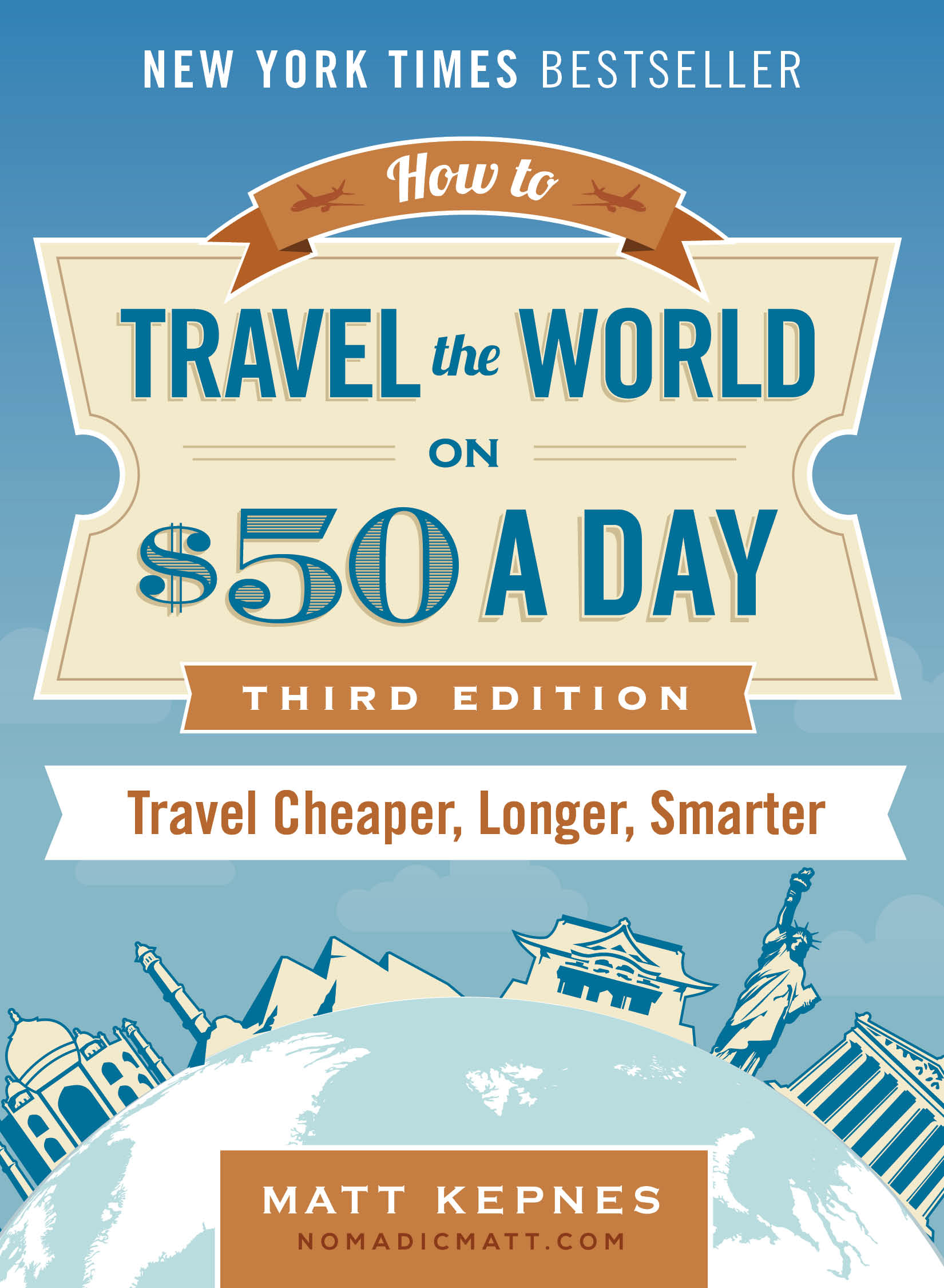 如何用50美元一天的书封面环游世界