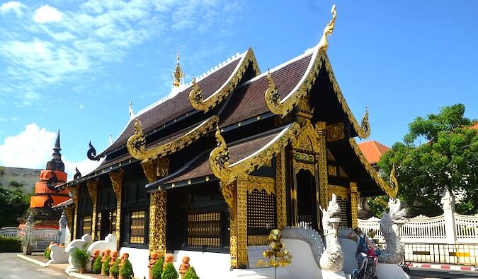 曼谷皇宫里的一座泰国寺庙
