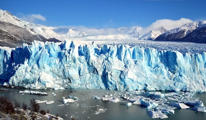 阿根廷巴塔哥尼亚的冰川