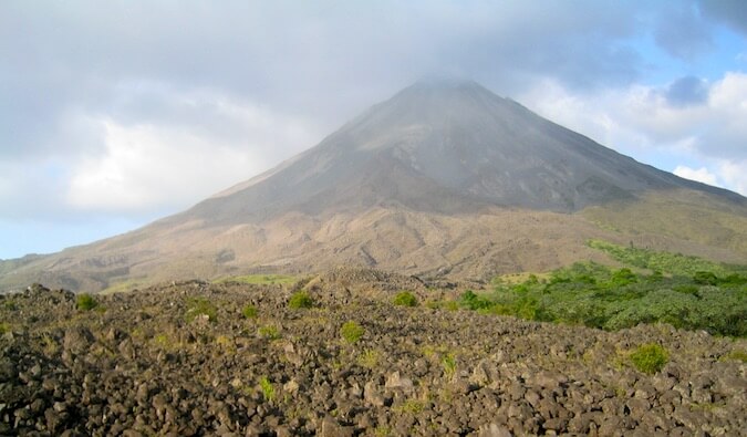 哥斯达黎加的阿雷纳火山