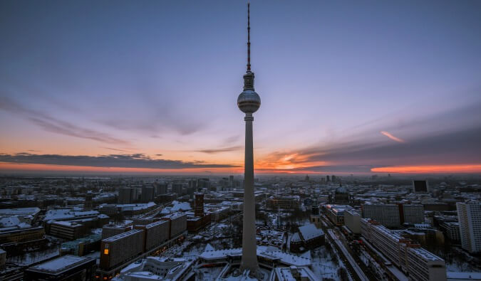 柏林城市景观从上面