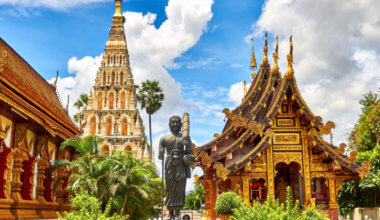 在众多传统的佛教寺庙在泰国
