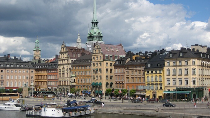 格拉·斯坦在斯德哥尔摩的照片