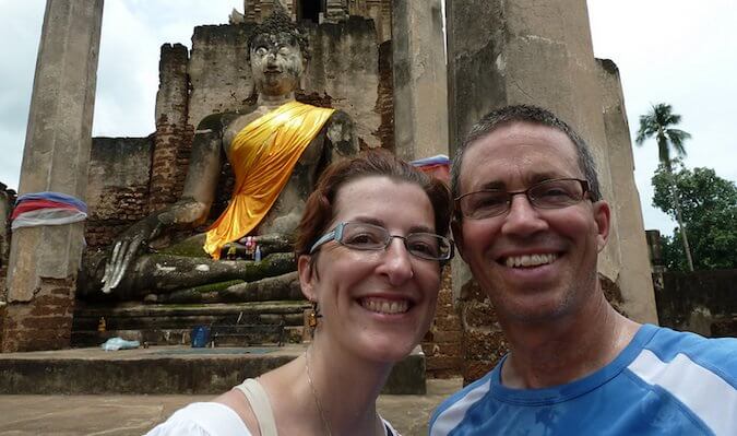 杰夫和他的妻子在泰国