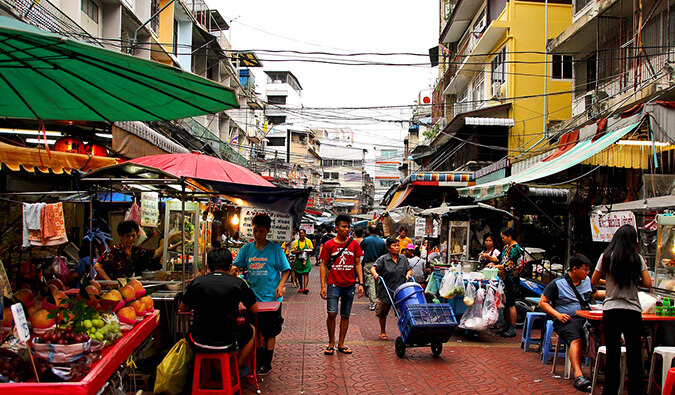 曼谷繁忙的街道