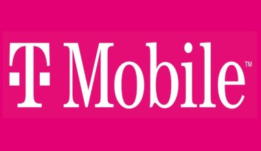 粉红色的t-mobile标志