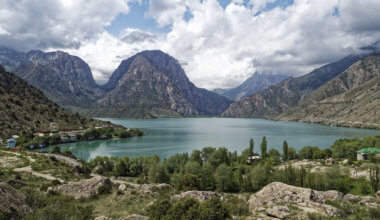 亚洲美丽的塔吉克斯坦山脉