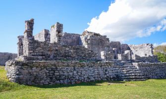 墨西哥图卢姆的古代遗迹