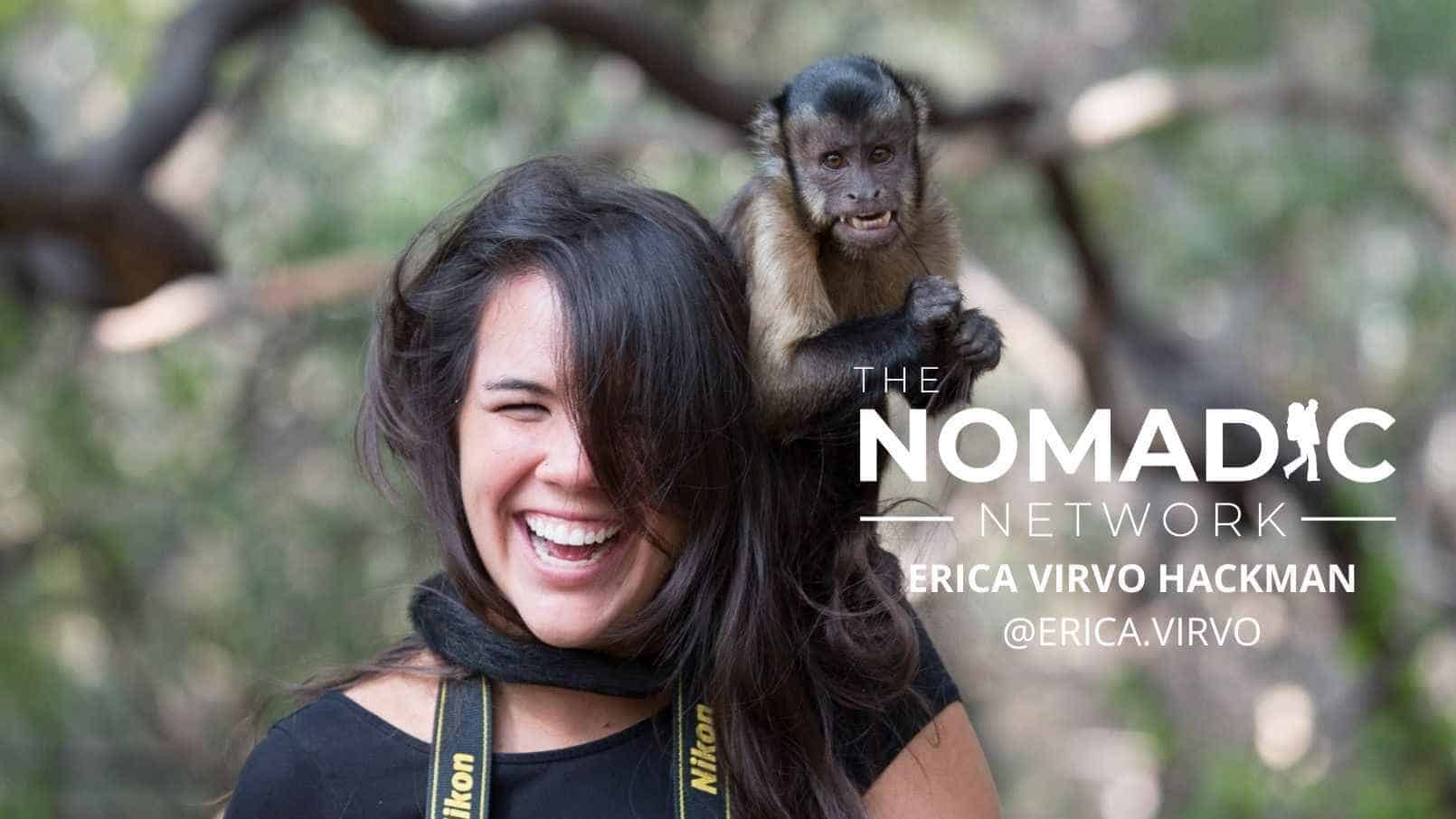 TNN主持埃里卡和她头上的猴子